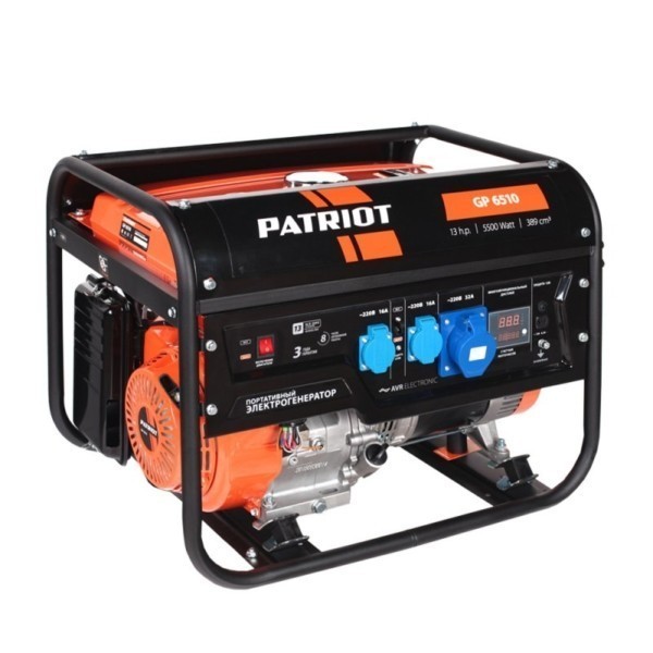 Генератор бензиновый PATRIOT  GP 6510 арт.474101565