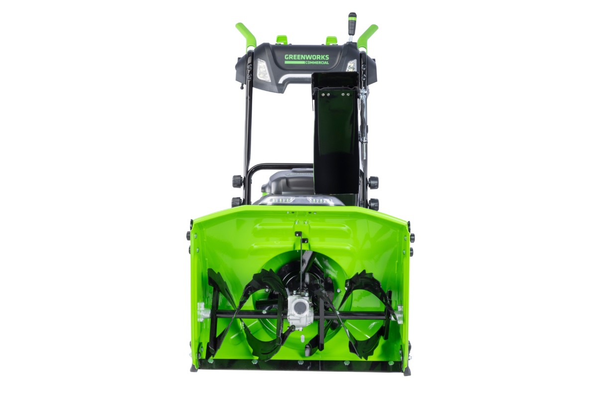 Снегоуборщик аккумуляторный Greenworks Арт. 2602807, 82V, 61 см, самоходный, бесщеточный, без АКБ и ЗУ